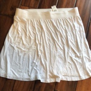 White tee skirt